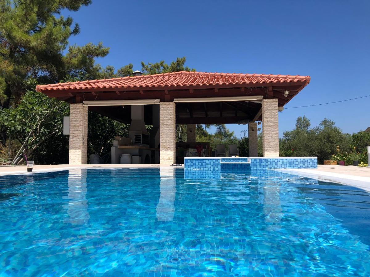 Fiore Di Rodi - Private Pool, Jacuzzi And Barbecue Ялиссос Экстерьер фото